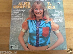 RECORD VINYL PIN-UP GIRL ALICE COOPER T.REX BLACK TULIP 5014 - Foto 1 di 2