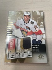 2022-23 MATTHEW TKACHUK UPPER DECK SP GAME USED AUTHENTIC FABRICS PATCH 7/35!!