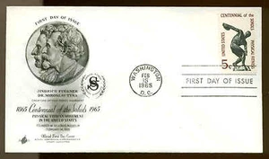 1262 Sokol FDC Washington, DC #M34 1st Sokol Black Cachet Unaddressed - Picture 1 of 1