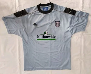 MAGLIA CALCIO UMBRO VINTAGE INGHILTERRA ALLENAMENTO NATIONWIDE ENGLAND TRAINING - Imagen 1 de 13