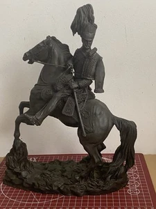 Vintage Heredities Charge of The Light Brigade Horesman Cold Cast Bronze - Picture 1 of 16