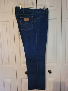 Pantalones de mezclilla Wrangler Jeans para hombre 38x30 azules 100 % algodón usados  - Imagen 1 de 4