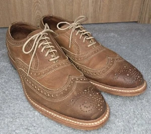 Allen Edmonds Neumok 8D Mens Wingtip Dress Shoes Leather Soles - Picture 1 of 7