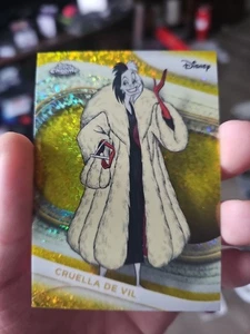 2025 Topps Chrome Disney Cruella De Vil Yellow Mini Diamond Refractor #103 - Picture 1 of 2