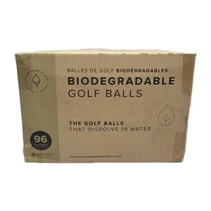 Biodegradable Golf Balls Dissolve In Water Pack Of 96 New In Box - Picture 1 of 3