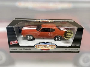 1970 Chevelle SS454 LS6 American Muscle 1/18” Orange Die Cast Metal Not Opened - Picture 1 of 11