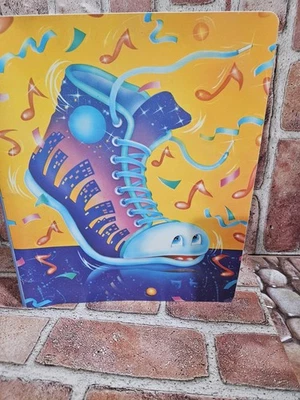 vintage high top poly 3 ring binder - Image 1 of 3