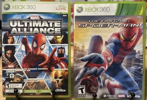 The Amazing Spider-Man (Xbox 360, 2012) CIB & Ultimate Alliance & Forza2. Lot - Picture 1 of 7