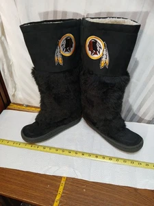 Washington Redskins Fußball Devotee Stiefel von Cuce Schuhe Fell Fell Stiefel Größe 7 - Bild 1 von 6