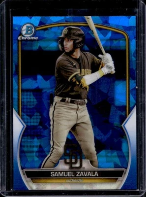 2023 Bowman Chrome Sapphire Samuel Zavala Prospect #BCP-241 Padres - Image 1 of 2