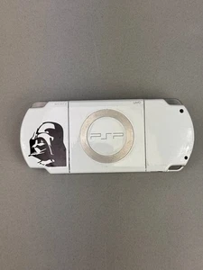 Sony PlayStation White PSP-2001 Limited Ed. Star Wars Darth Vader Console - Picture 1 of 6