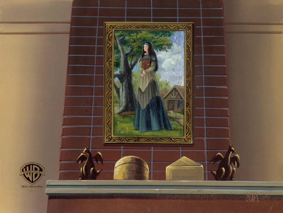 Scooby Doo Witch's Ghost: Portrait of Sarah Ravencroft-Original Prod Cel/OBG - Image 1 of 1