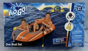 Bestway H2O Go 6 Feet 5 Inches x 45 Inches Kondor 2000 Inflatable Boat 61062E - Picture 1 of 4