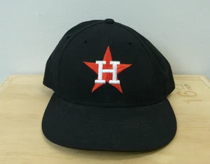 Houston Astros Cooperstown 59FIFTY Sombrero Ajustado 7 1/4 Negro Lana Estrella H Logo De Colección - Imagen 1 de 7