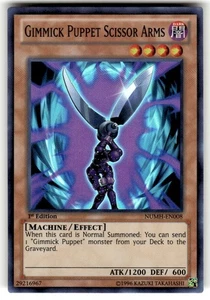 Gimmick Puppet Scissor Arms NUMH-EN008 Number Hunters 1st Edition NM Super Rare - Picture 1 of 2