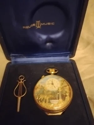 Reuge Musical Pocket Watch1950's To  1970's Model - Image 1 of 3