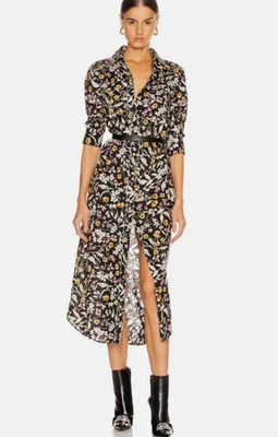 Vestido Vaquero R13 x LIBERTY of LONDON en Negro Floral XS Foto 1 de 4