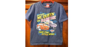 Vintage Disney Pixar Lightning McQueen vs Ramone CARS t-shirt sz youth L (7). - Picture 1 of 4