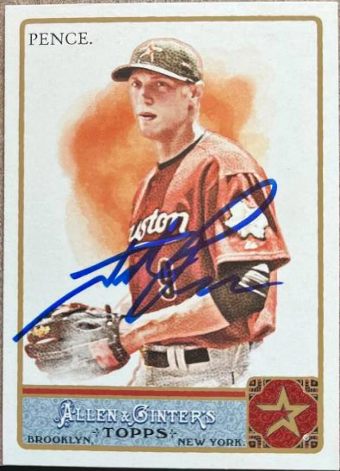 Hunter Pence Autographed 2011 Topps Allen & Ginter #256 - Image 1 of 1