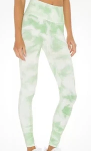 Free People Electric Pistachio Good Karma Tie Dye Leggings NWT Size M/L - Picture 1 of 7