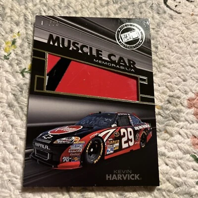 Kevin Harvick Press Pass Redline Muscle Car Sheet Metal Memorabilia S/N 03/25 - Image 1 of 3