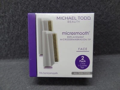 Nuevo Michael Todd Beauty MicroSmooth Repuesto Paquete de 2 Punta Cara Fina Gruesa Foto 1 de 4