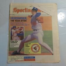 The Sporting News Newspaper July 24, 1989 Hershiser, The Year After 5K