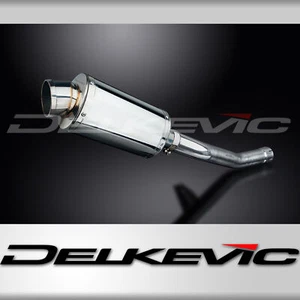 Kawasaki Concours 14 GTR1400 08-21 Slip On 9" Oval Stainless Exhaust Muffler Kit - Picture 1 of 5