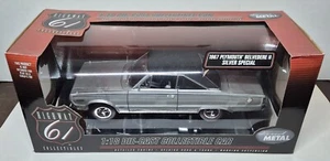 1967 Plymouth Belvedere 2 Silver Special Highway 61 Diecast 1:18 Car - Silver - Picture 1 of 6