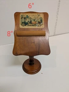 Vintage Wooden Recipe Stand Rustic Farmhouse - Picture 1 of 6
