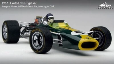 LOTUS TYPE 49  |  1967 Dutch Grand Prix Jim Clark  |  1:18 scale  |  EXOTO 97001 - Image 1 of 4