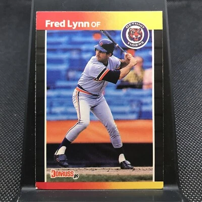 1989 Donruss #563 Fred Lynn Detroit Tigers Baseball Card - Image 1 of 2