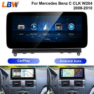 For Mercedes Benz C CLK W204 2008-10 10.25'' Car Multimedia Screen Carplay Navi - Picture 1 of 12