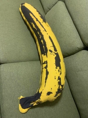 ANDY WARHOL ABC Msiza pink banana Cushion 90cm Andy Warhol interior Medicom toy - Image 1 of 4