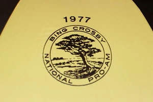 Bing Crosby National Pro-Am 1977 Tournament Golf Umbrella Pebble Beach PGA Tour - Picture 1 of 12