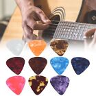 (0.46mm)100x Guitar Picks Colorful Celluloid Finger Protection Tool BGS