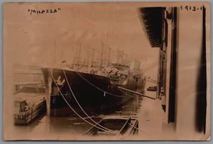 Milazza Italian Steamship Original Antique Photograph - Picture 1 of 2