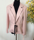 Dressban Women's Houndstooth 100% Polyester  Blazer Jacket Size 12