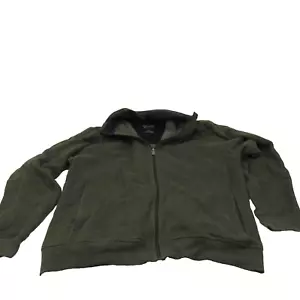 Arrow Mens Green Full-Zip Sueded-Fleece-Jacket. Size XL Cotton Blend - Picture 1 of 7