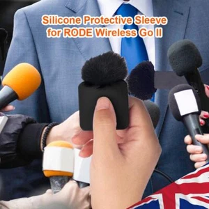 3pcs/Set Silicone Case Microphone Soft Protective Cover for RODE Wireless Go II - Zdjęcie 1 z 7
