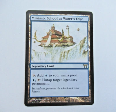 MTG Minamo, School at Water's Edge Kamigawa Rare Magic The Gathering NM - Image 1 of 2
