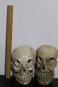 911 MASCARILLA DE MADERA 2 Pzas Decorativas COLGANDO SALÓN Día de Muertos Artesania nov - Imagen 1 de 10
