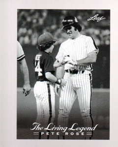 2012 Leaf The Living Legend Pete Rose Baseball Card 37 Philadelphia Phillies