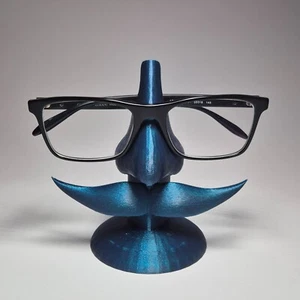 Eye Glasses holder Stand, Mustached Glasses Holder Stand, Funny Eye Glasses Desk - Bild 1 von 3