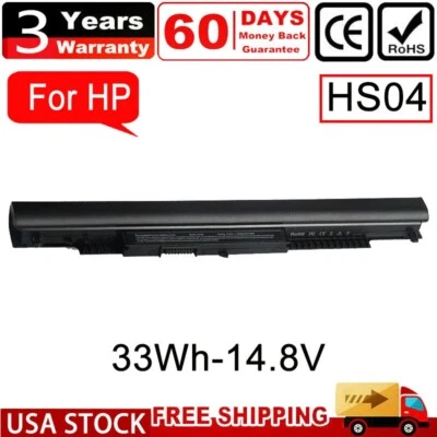 Batería para portátil HS03 HS04 para repuesto HP 807612-421 807957-001 807956-001 RÁPIDO NUEVO Foto 1 de 4