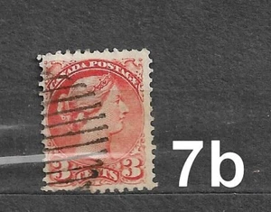 Canada #37 Small Queen Single F/Used Hinged - Picture 1 of 2