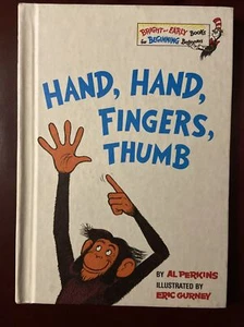 1969 Dr Seuss - Hand, Hand, Fingers Thumb by Al Perkins 1st Edition - Picture 1 of 7