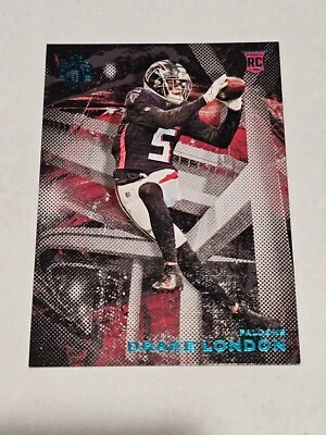 2022 Panini Chronicles Gridiron Kings Teal #GK-6 Drake London RC Atlanta Falcons - Image 1 of 2