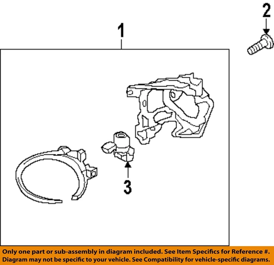 Lâmpada de neblina HYUNDAI OEM 07-15 Elantra-Foglight 1864727009 - Imagem 1 de 1