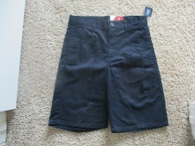 Nuevo con etiquetas Izod Big Boys uniforme formal/escolar plisado pantalones cortos, talla 12, mezcla de algodón Foto 1 de 4